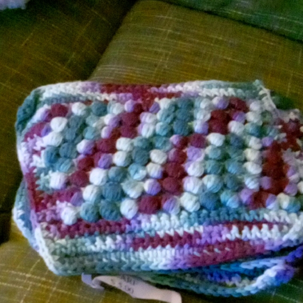 Handmade Multicolor Crochet swifter pad